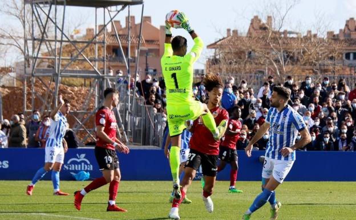 Partido de Copa entre el Valencia y el Atlético Baleares. 