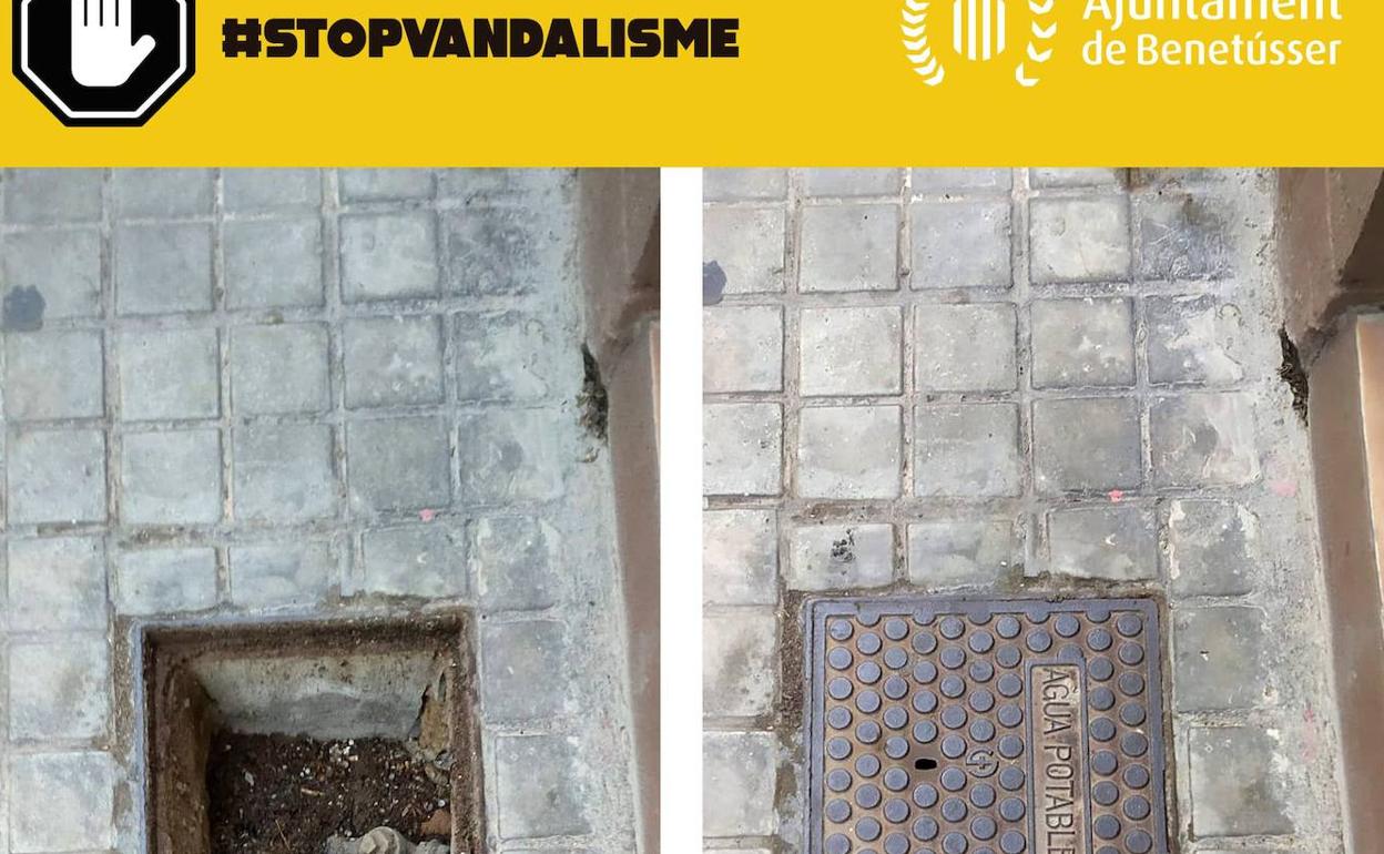 La llamada realizada en las redes sociales para frenar el vandalismo. 