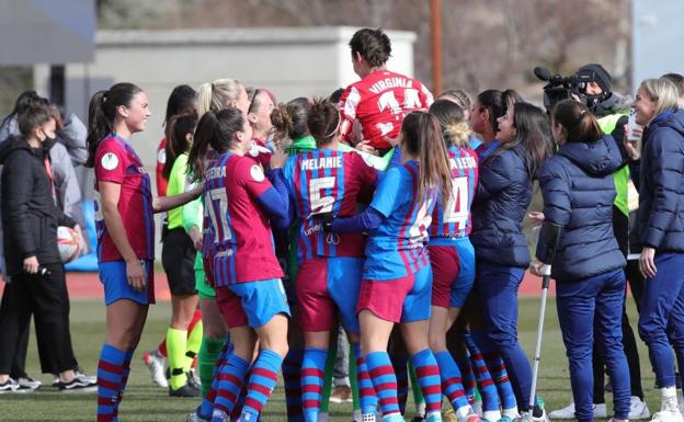 El Barça conquista la Supercopa y se vuelca con Virginia Torrecilla