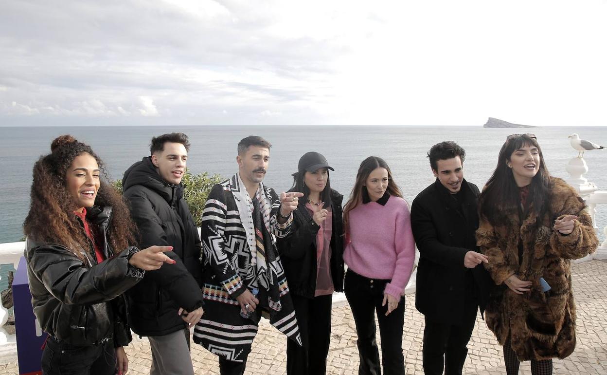 Los cantantes que van a participar en la segunda semifinal de este jueves del Benidorm Fest. 