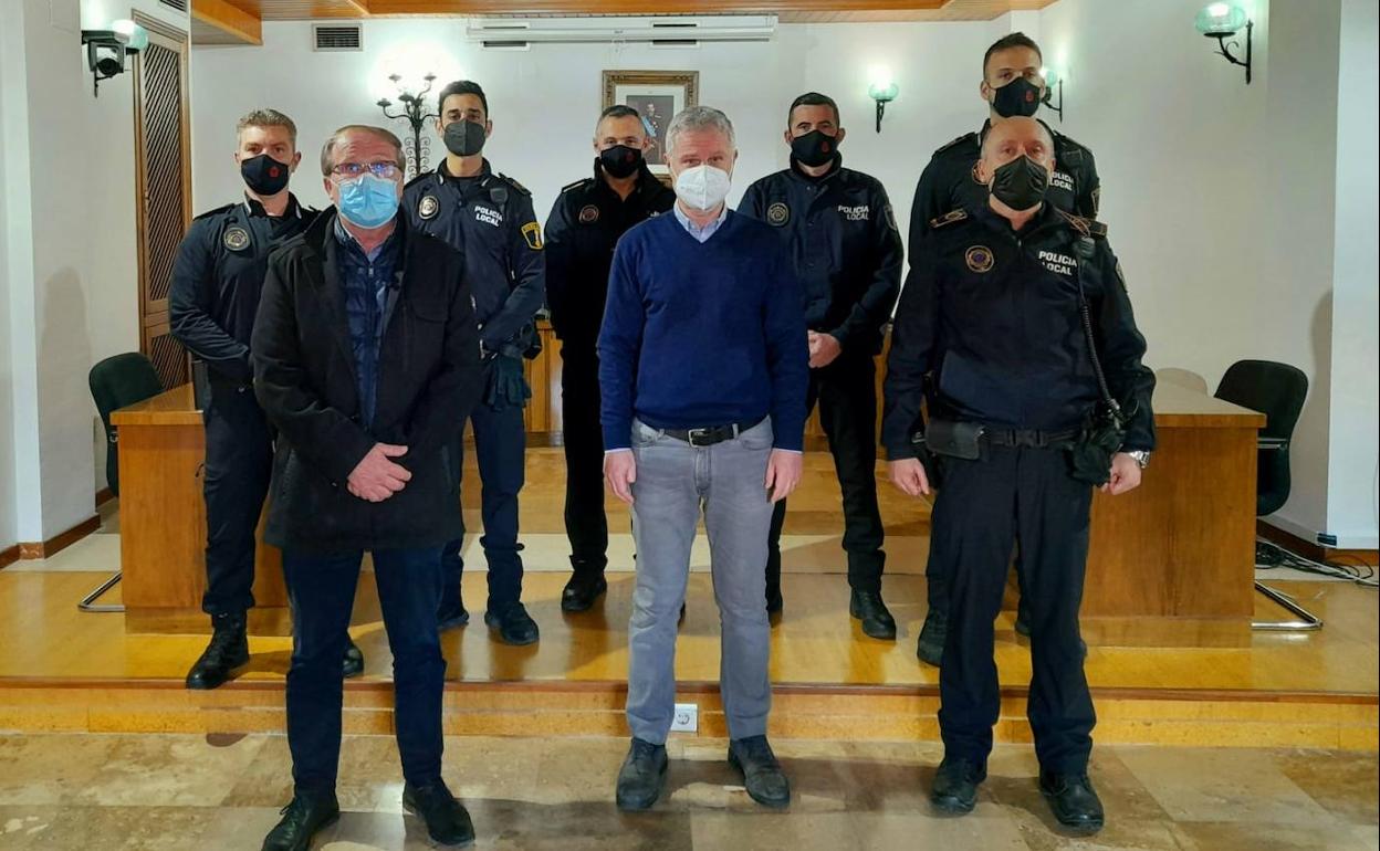 Recepción de los nuevos agentes. 