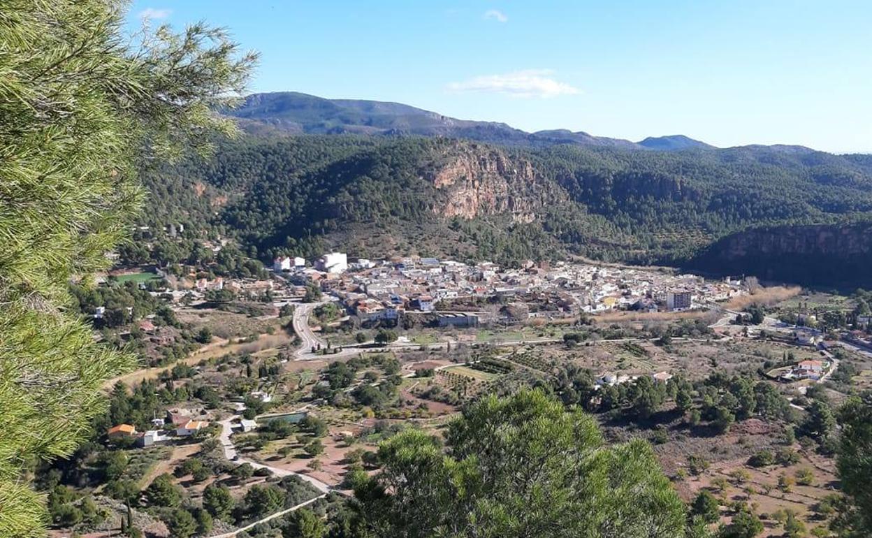 Vista general de Olocau. 