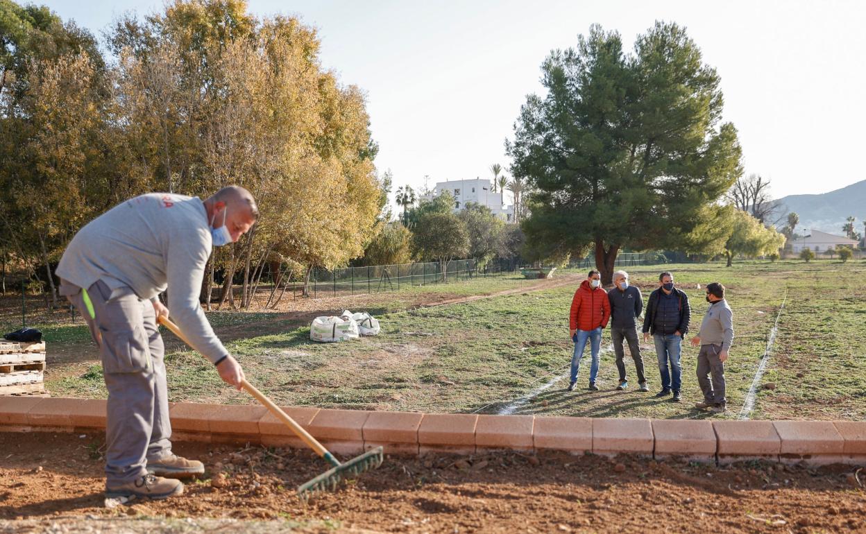 Imagen de los trabajos que se están realizando en l'Arabí