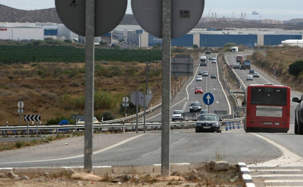 Autovía A-31 cerca de la capital alicantina. 