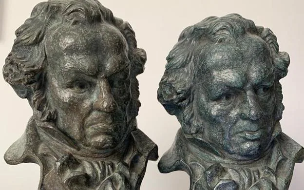 De qué está hecha la estatuilla de los Premios Goya?