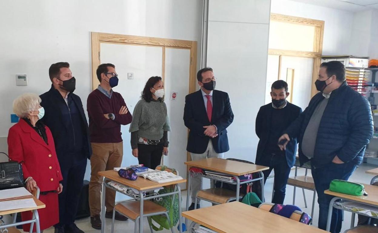 Visita del conseller de Educación a Sueca. 