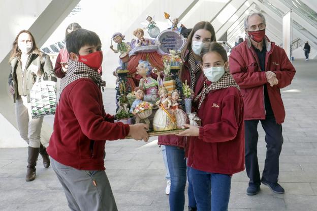 Las obras obligarán a otro puzle de plantà de fallas en el centro