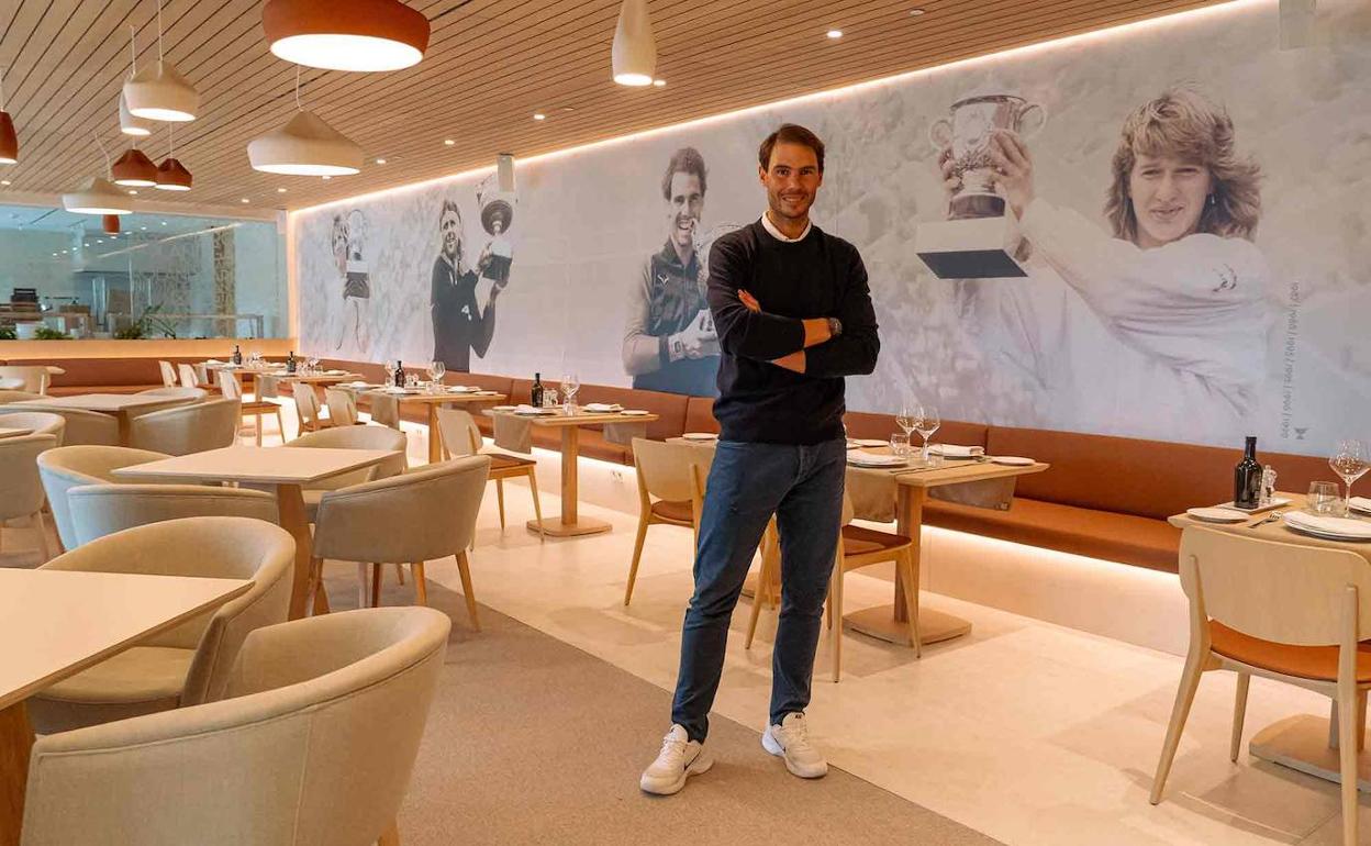 El nuevo restaurante de Rafa Nadal inspirado en Roland Garros.