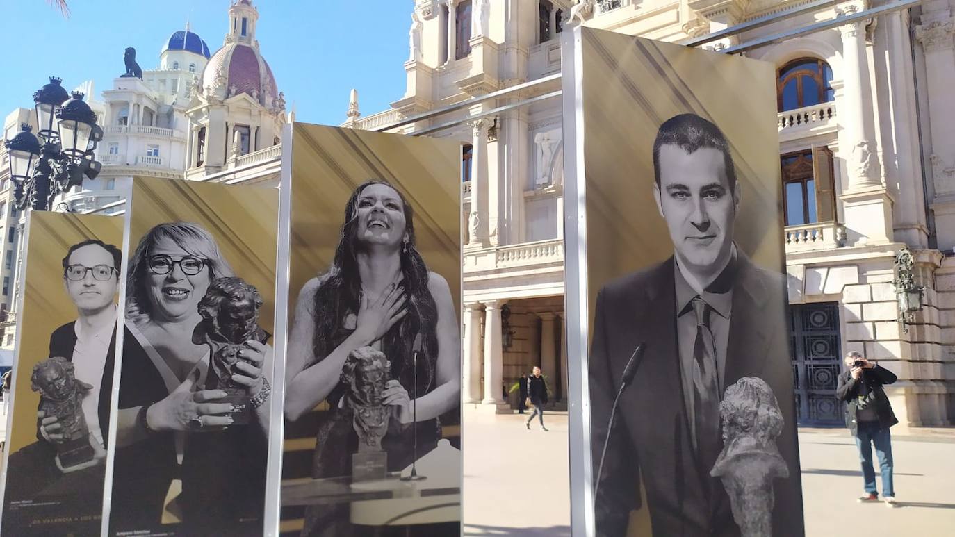 Fotos: Los Goya transforman la plaza del Ayuntamiento de Valencia