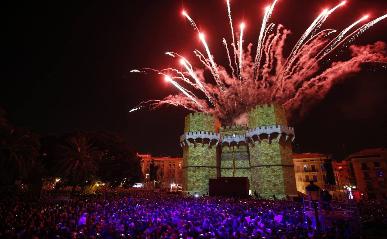 Crida de las Fallas de 2019, las últimas que mantuvieron todos sus actos antes de la pandemia. 