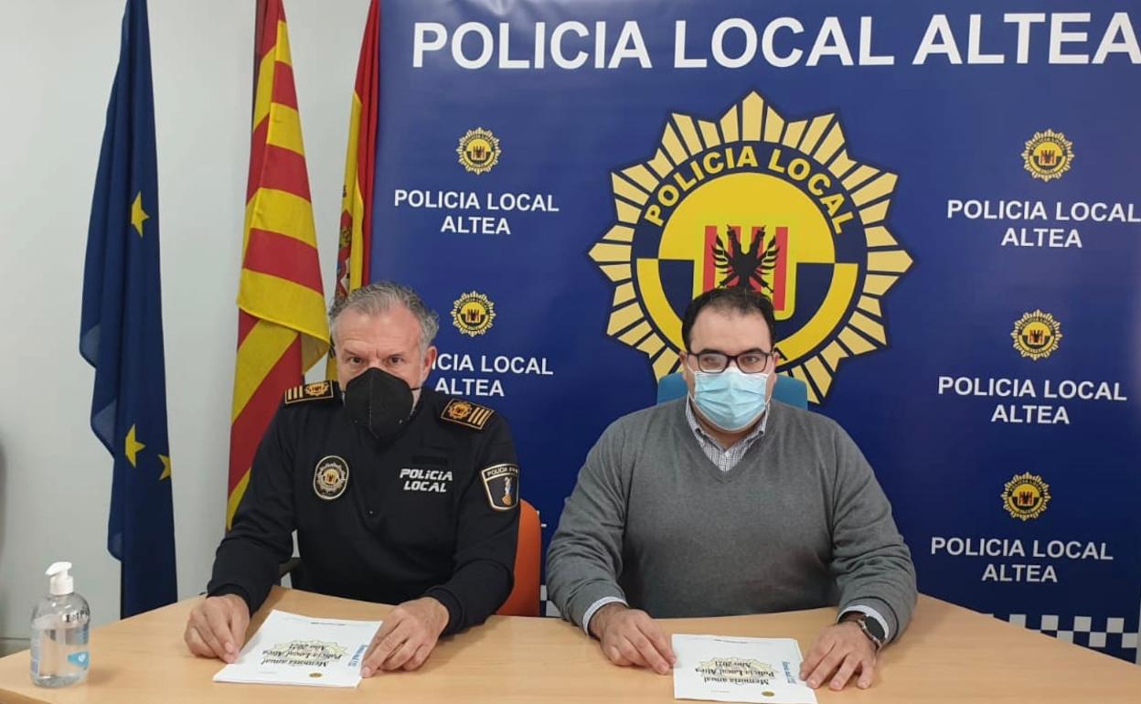 Altea: Memoria de la Policía Local | La Policía Local de Altea aumenta en un millar el número de avisos atendidos en 2021 respecto a 2020