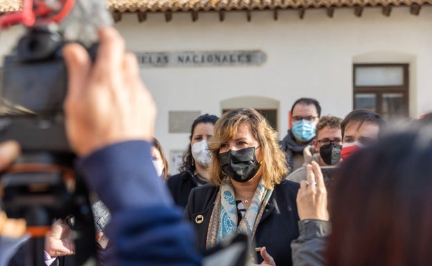 Mayte García durante su intervención