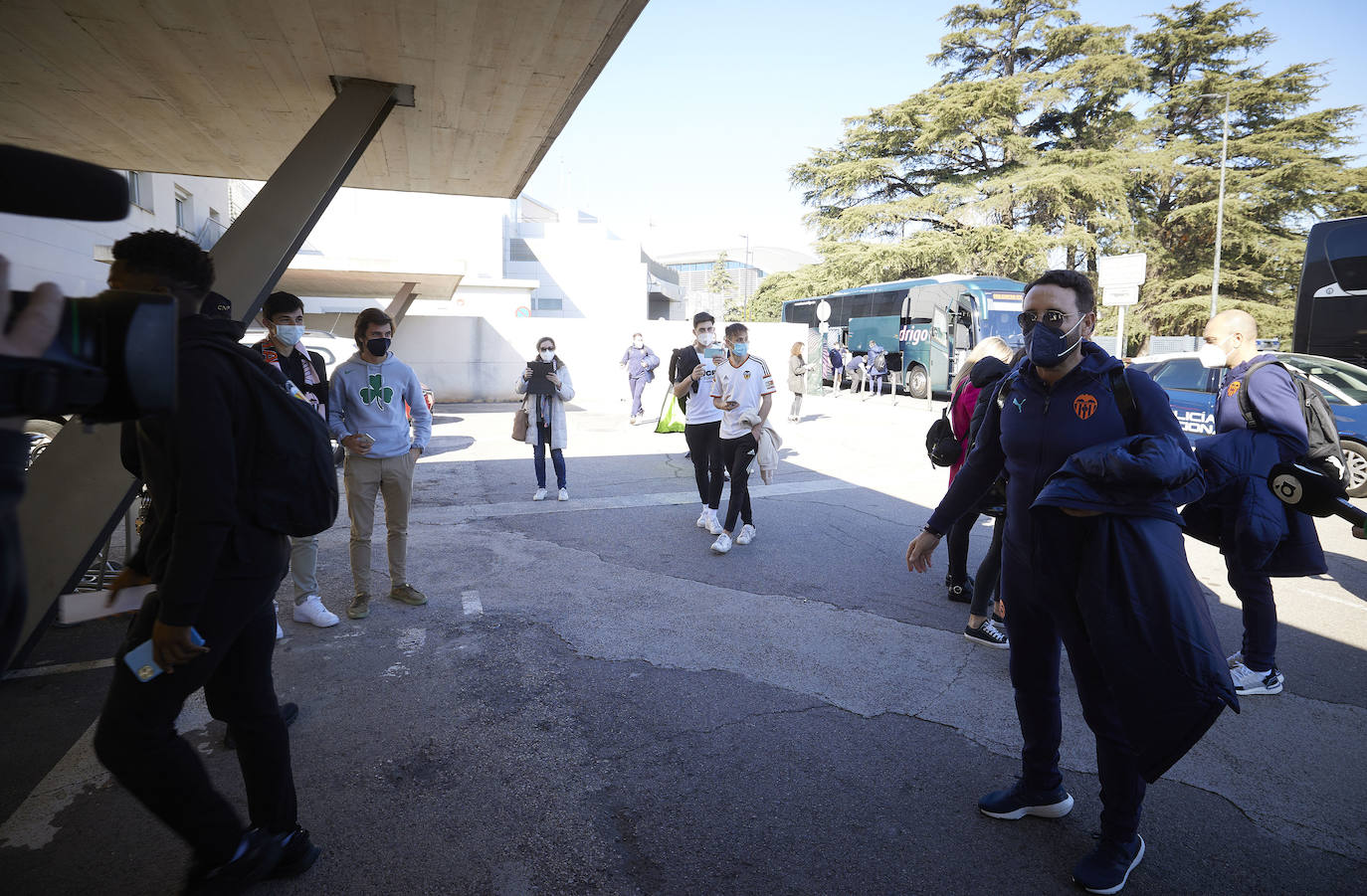 Fotos: La expedición valencianista viaja a Bilbao