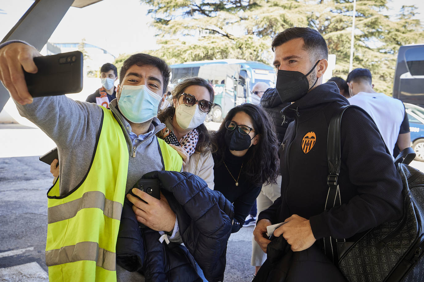 Fotos: La expedición valencianista viaja a Bilbao