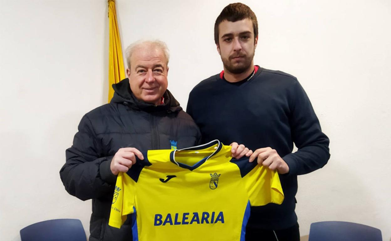 Alejandro, nuevo guardameta del conjunto groguet. 