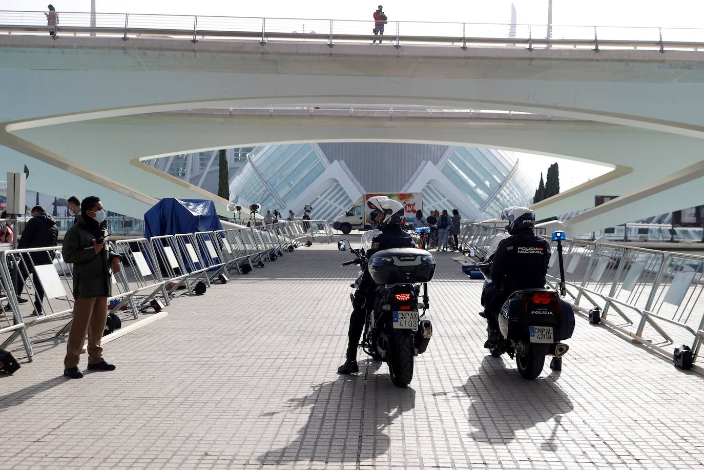 Fotos: Preparativos de la gala de los Premios Goya en Valencia