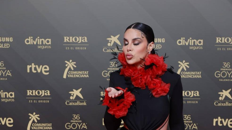 Glamur en la alfombra roja de los Goya de Valencia