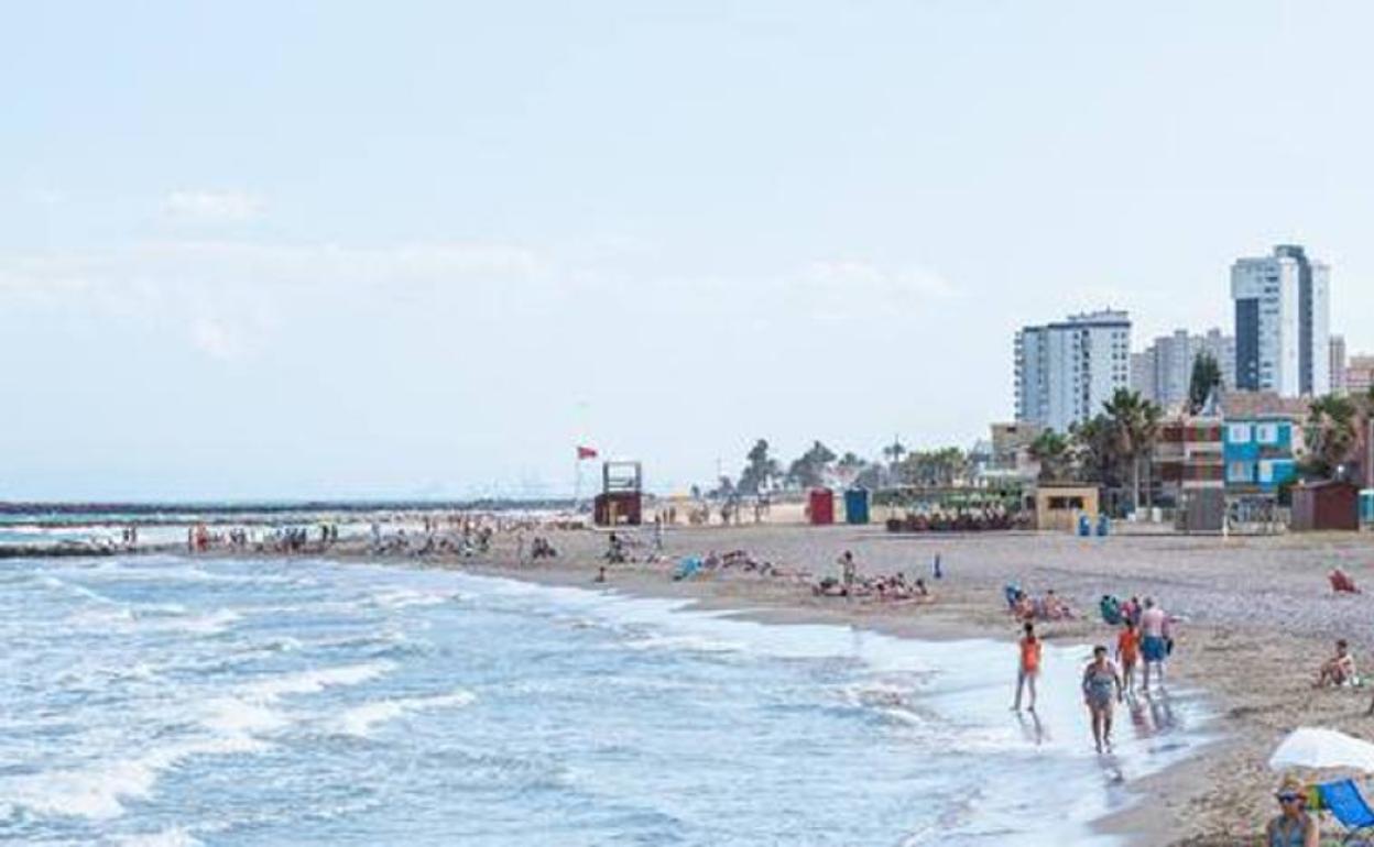 La playa de El Puig. 