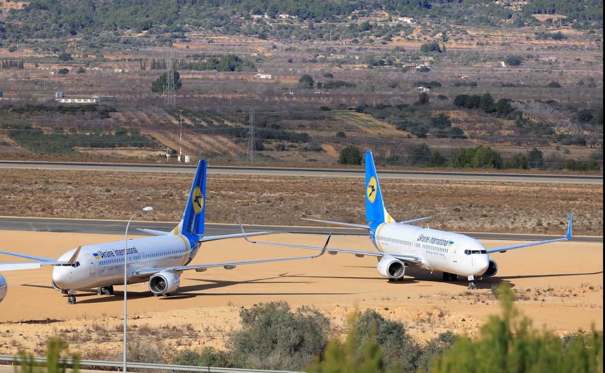 Aeropuerto Castellón | Llegan aviones ucranianos al aeropuerto de Castellón ante la escalada del conflicto con Rusia