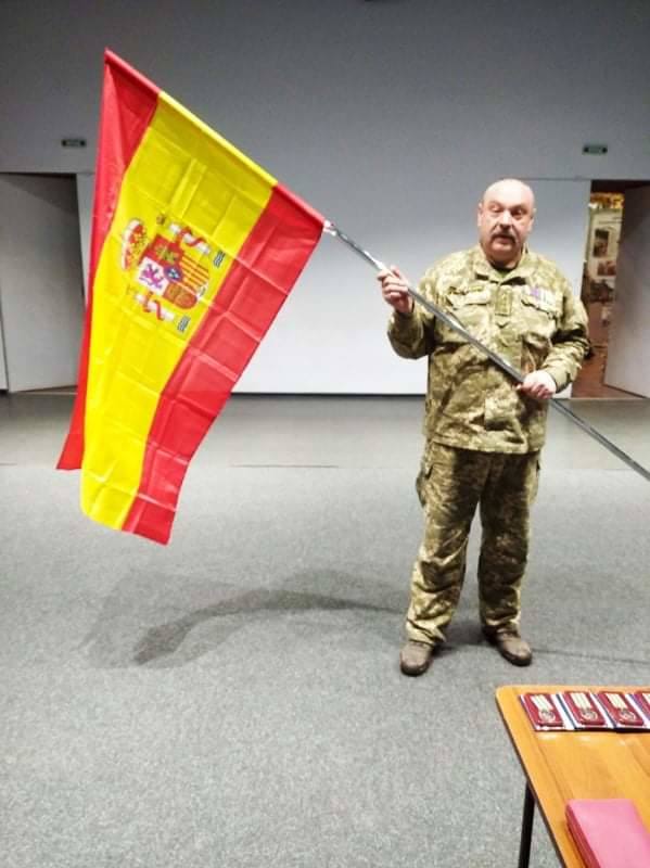 Mario García, voluntario de guerra valenciano en Ucrania.