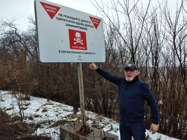 Mario García, voluntario de guerra valenciano en Ucrania.