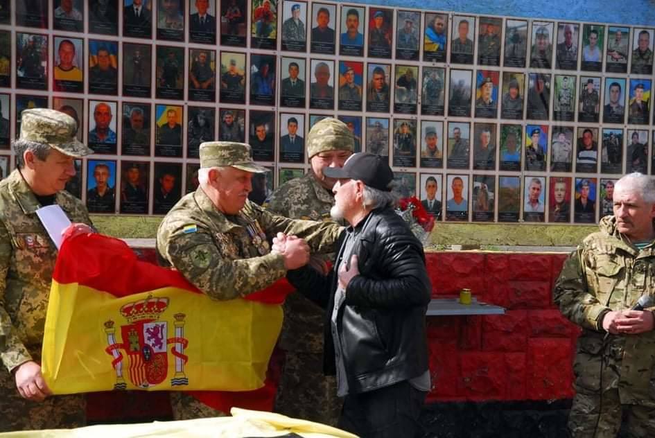 Mario García, voluntario de guerra valenciano en Ucrania.