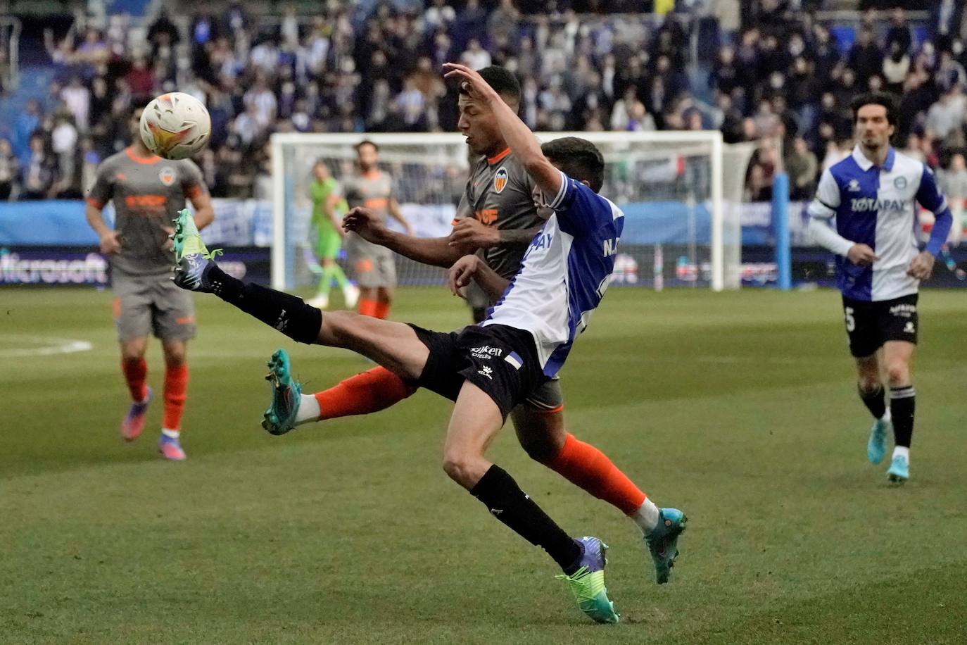 Marcos André, durante el partido ante el Deportivo Alavés