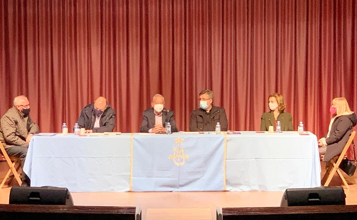 Un momento de la asamblea general ordinaria en la que Rafael Esteve presentó su renuncia. 