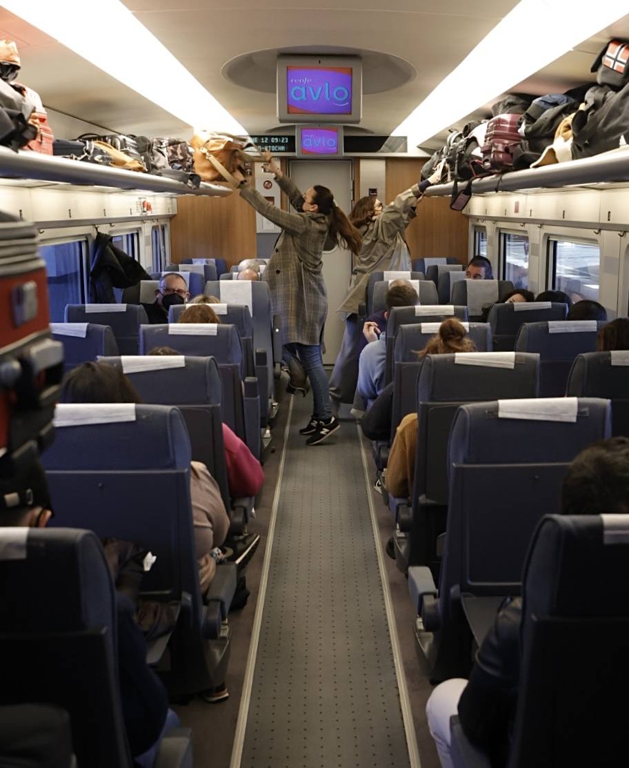 El primer tren de Avlo llega a Valencia.