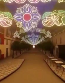 Imagen secundaria 2 - Simulación de las luces que se podrán ver en Sueca-Literato Azorín. 