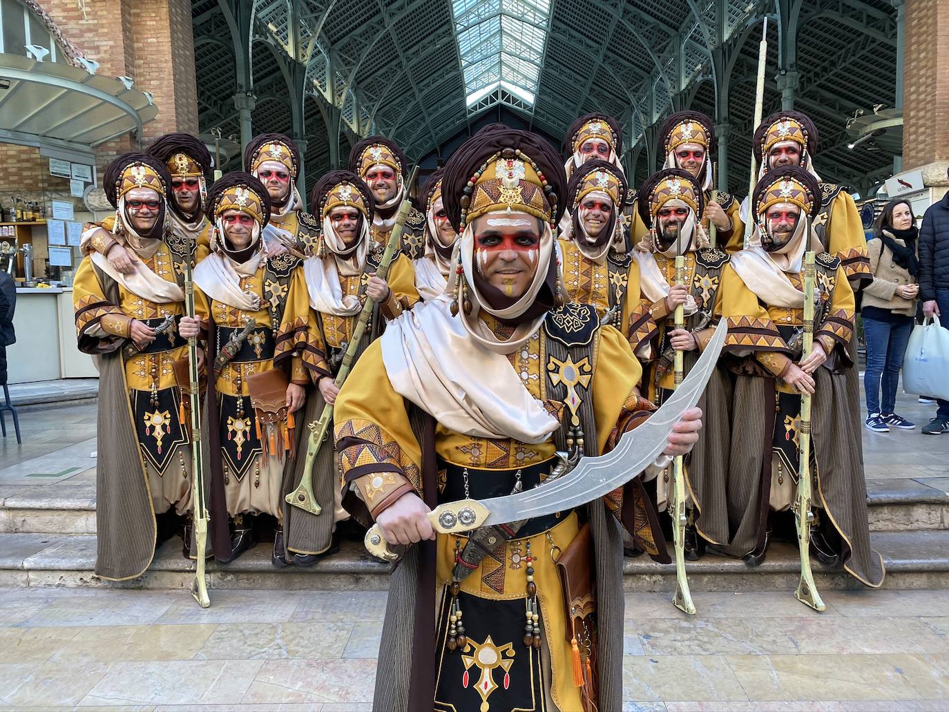 Pablo Jordán, cabo de escuadra. Tras él Fernando Valle, José Manuel Puig, Juan Rodríguez, Malek Murad o Quique Grau.