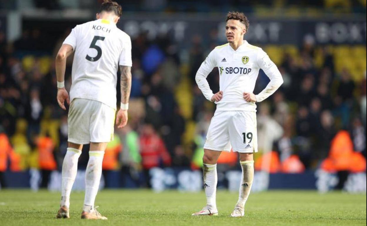 Rodrigo en la derrota del Leeds frente al Tottenham.