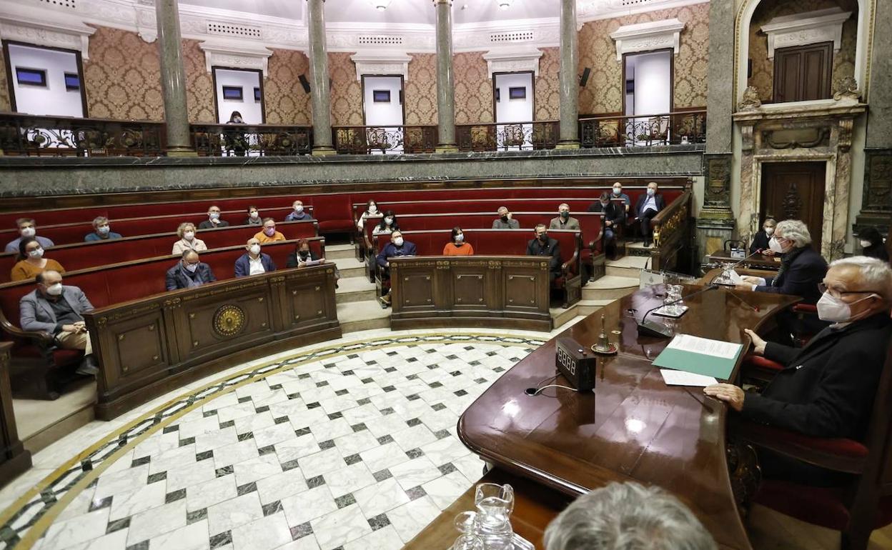 Constitución del Observatorio del Ocio, este lunes en el Ayuntamiento. 