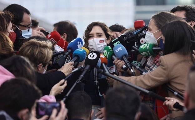 La presidenta de la Comunidad de Madrid, Isabel Díaz Ayuso