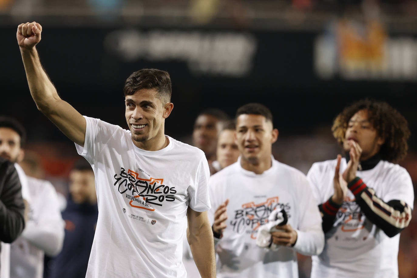 Fotos: Mestalla celebra el pase a la final de la Copa del Rey