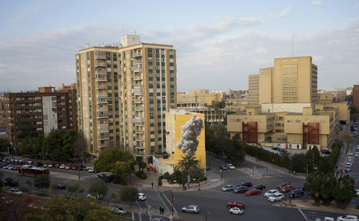 Arte callejero en Valencia | Un nuevo mural de Escif en Valencia