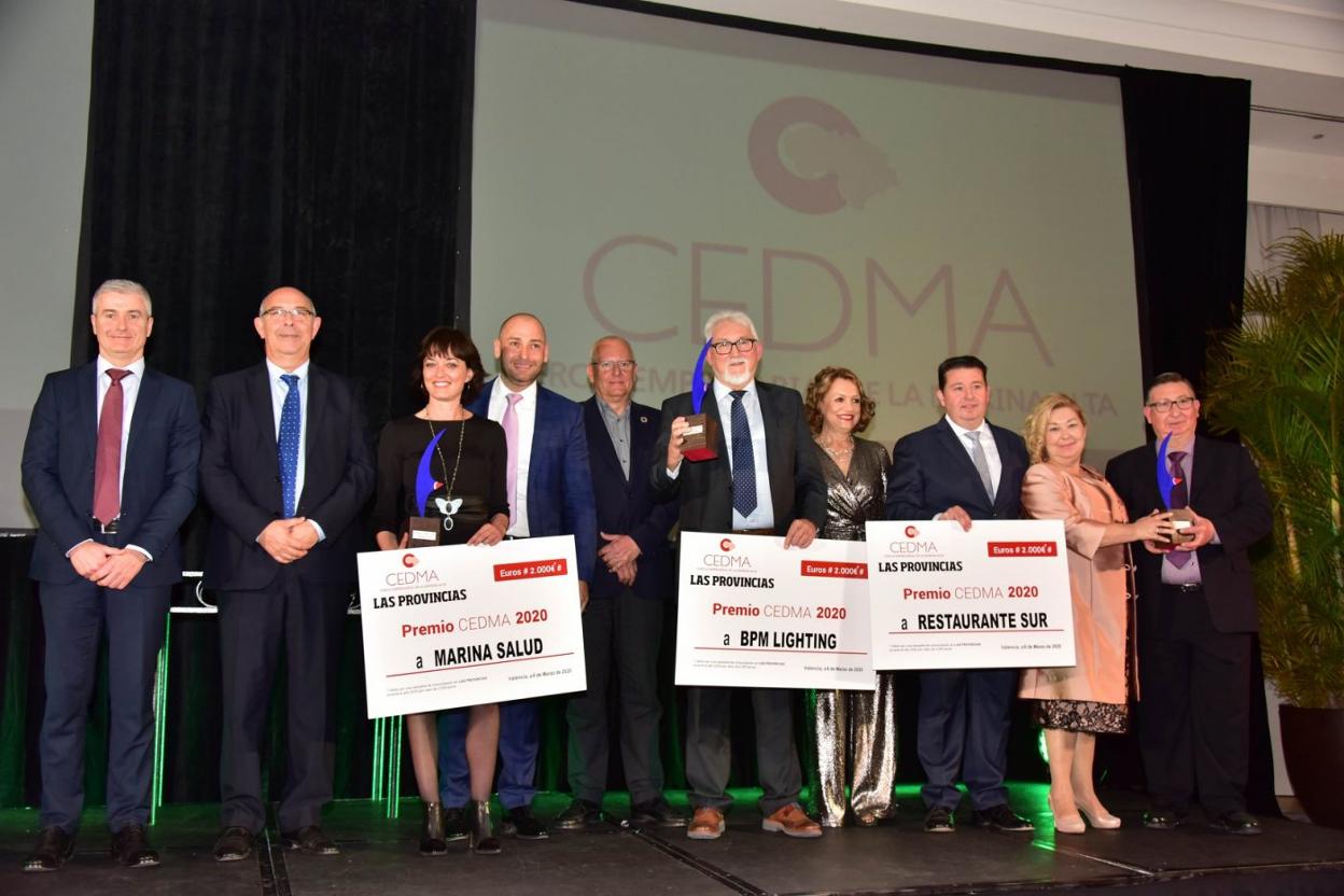 Imagen de la gala de entrega de los últimos Premios Cedma celebrados hasta la fecha, en febrero de 2020, pocos días antes del inicio de las restricciones por la pandemia. LP