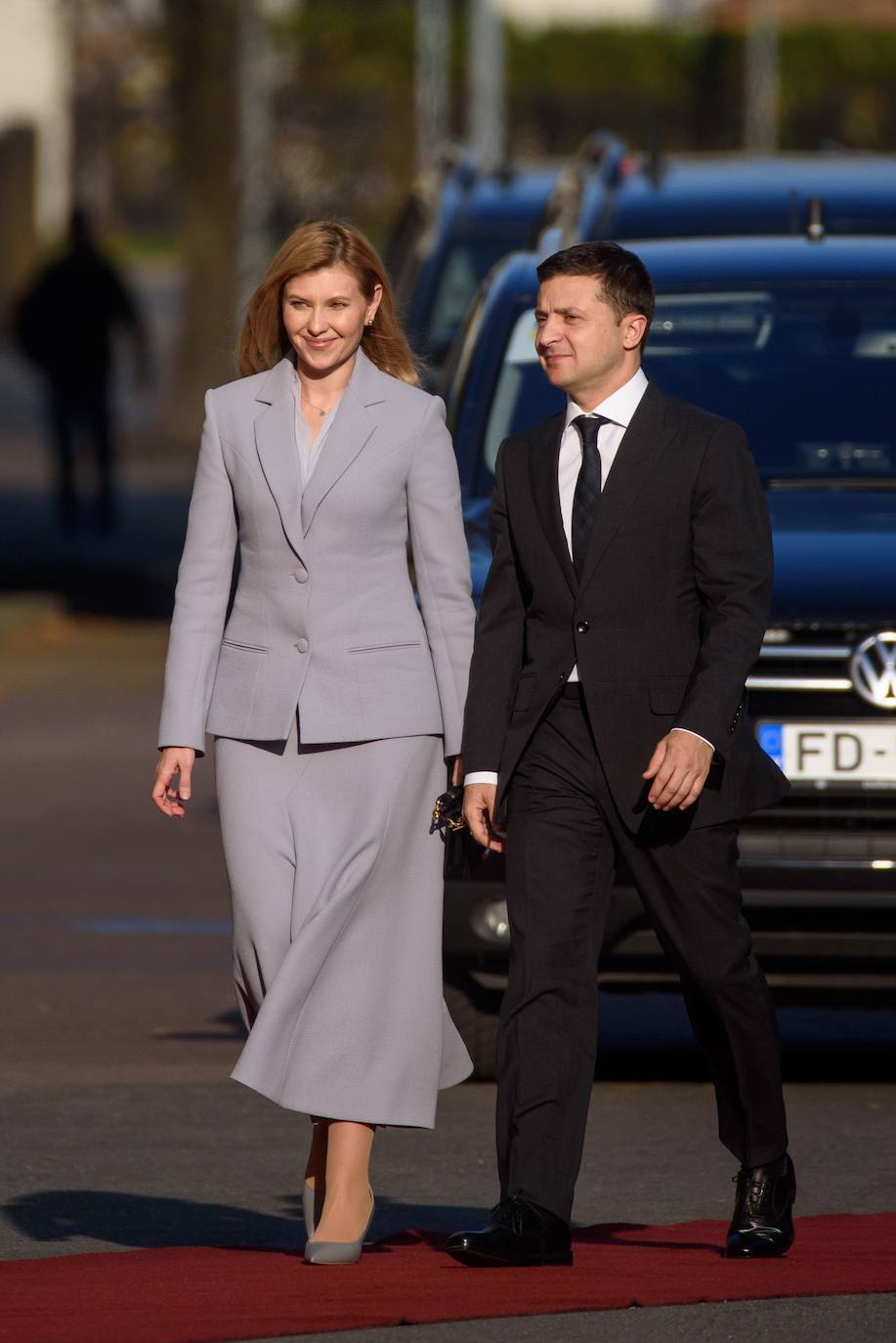 Fotos: Volodímir Zelenski y Olena Zelenska, al frente de Ucrania