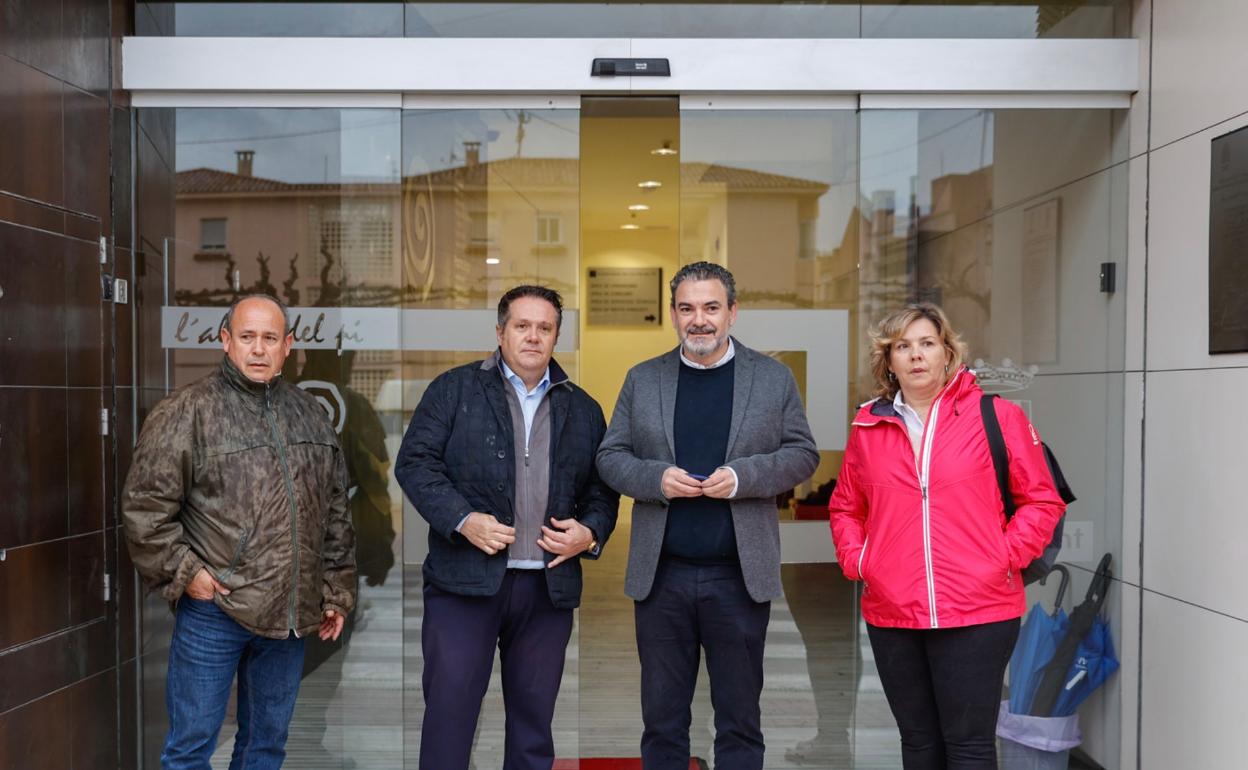 Silvio Monroy, Antonio Alcaraz, Vicente Arques y Mayte García