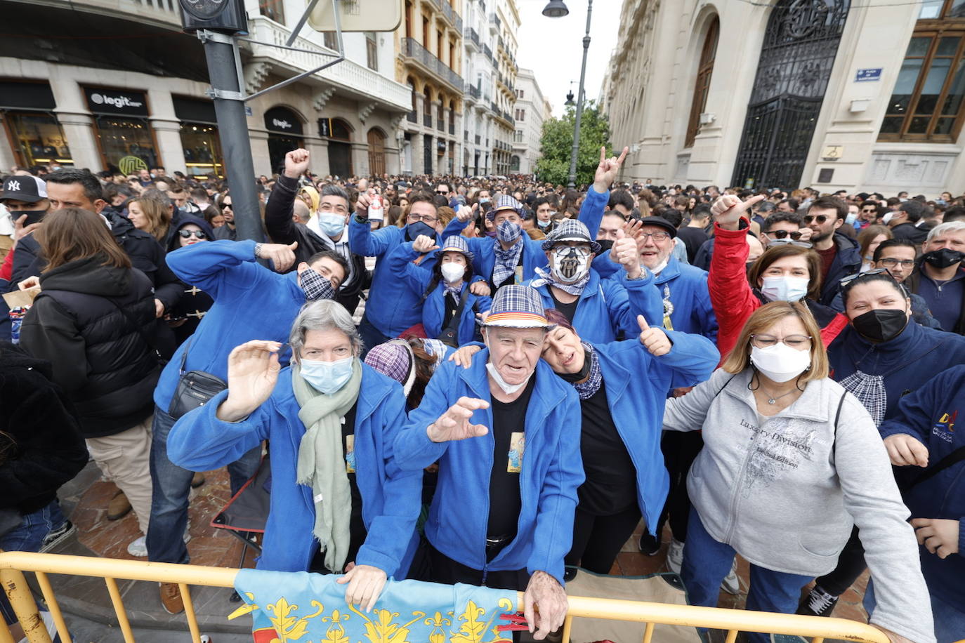 Fotos: Así ha sido la mascletà por Ucrania del 5 de marzo