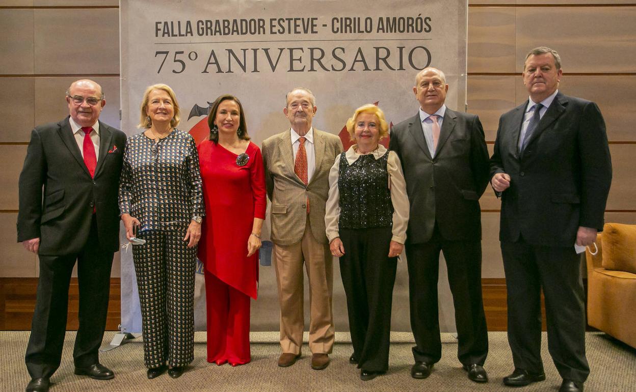 Pepe Boix, Cucú Garrigues, Sela Falcó, Alfonso Manglano, Maite Zapater, Manolo Peris y Juan Vilarrasa. 