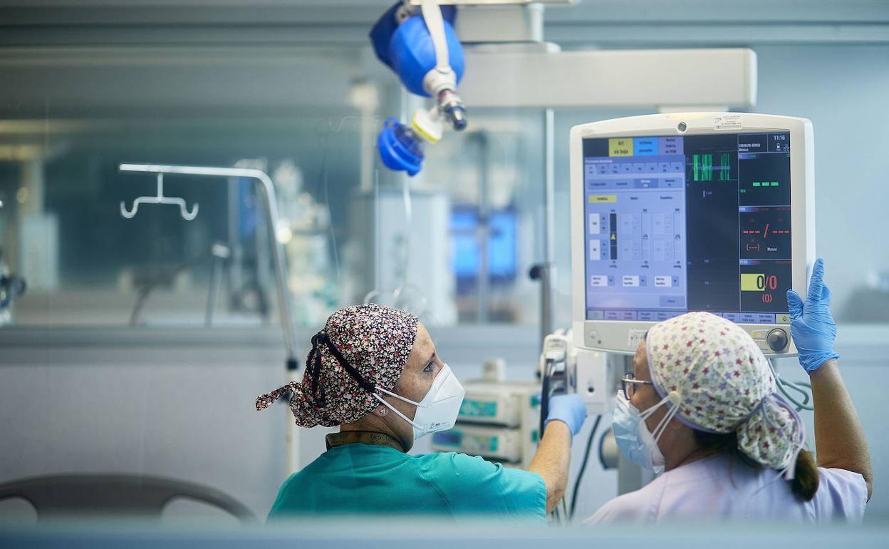 Profesionales sanitarias de un hospital valenciano.