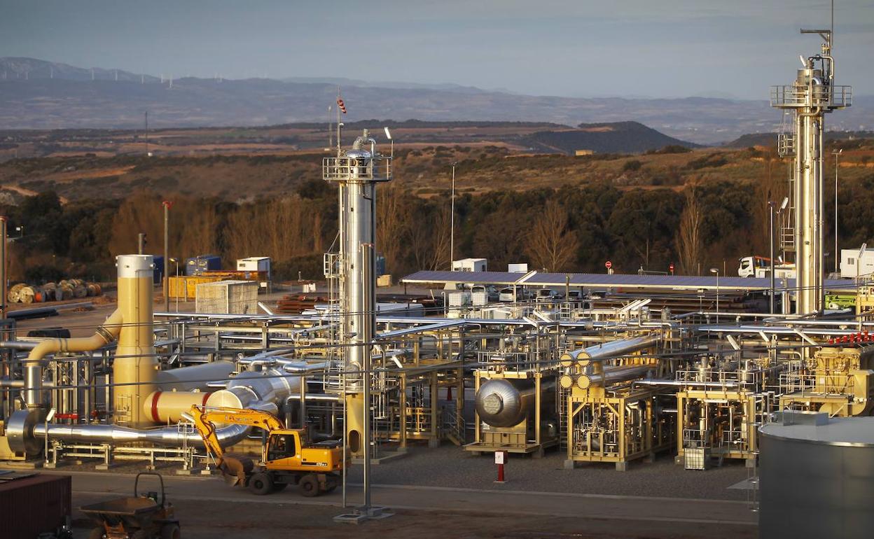 Planta de gas en Sotés. La Rioja.