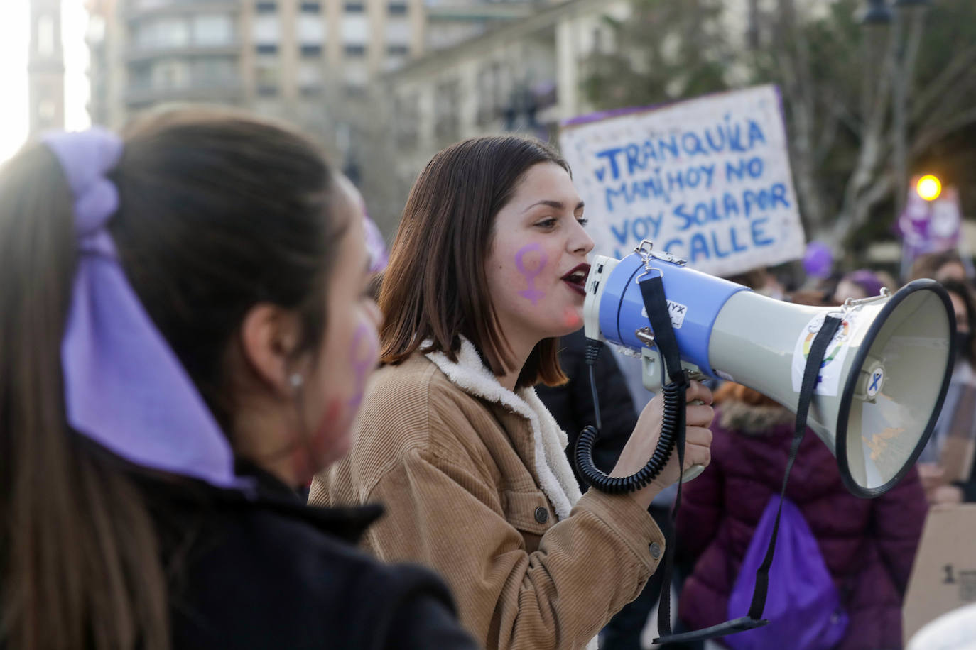 Fotos: Actos y manifestaciones feministas en Valencia por el 8M