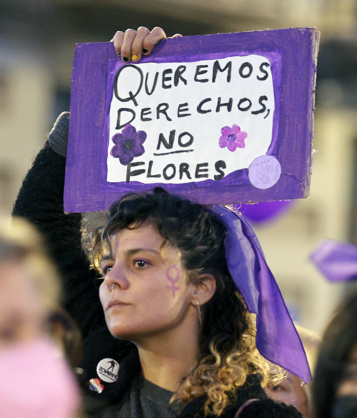 Fotos: Actos y manifestaciones feministas en Valencia por el 8M