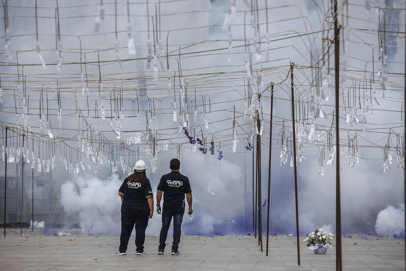 Fotos mascletà 8M: Así ha sido la mascletà del 8M de las Fallas de 2022