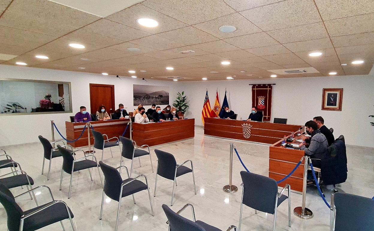 Imagen del pleno de aprobación de presupuestos