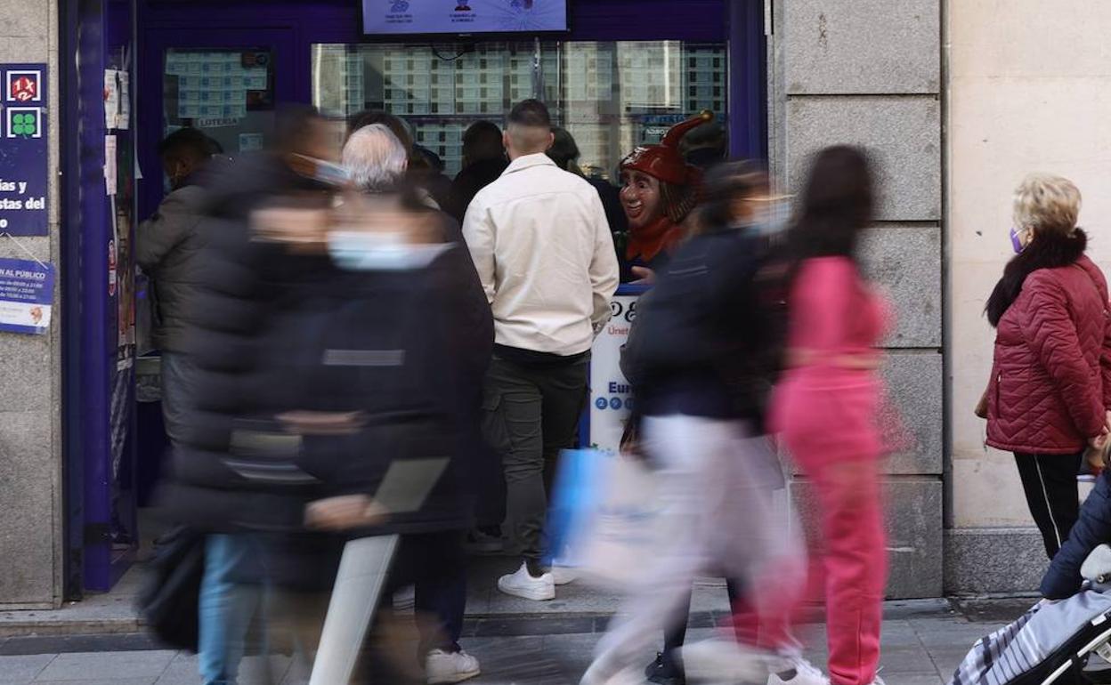 Una administración de lotería. 
