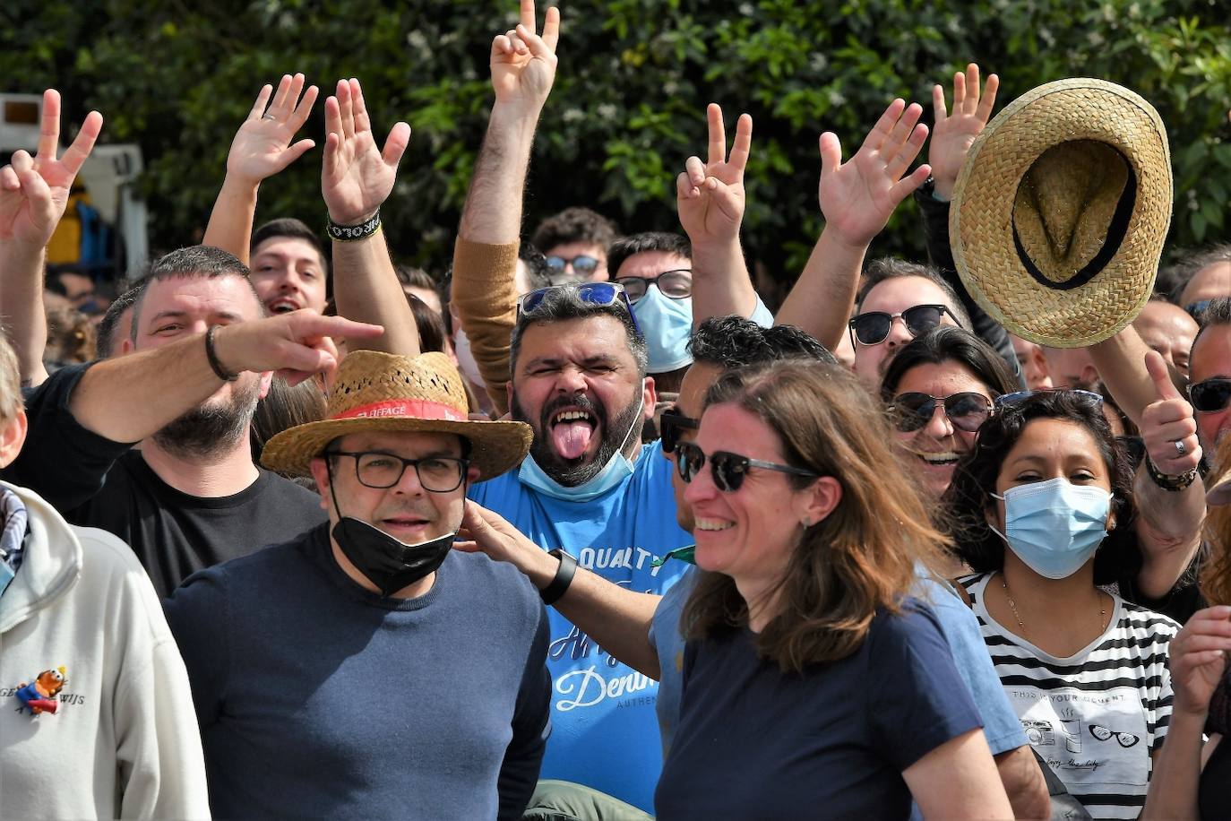 Fotos mascleta: Búscate en la mascletà del sábado 12 de marzo de 2022