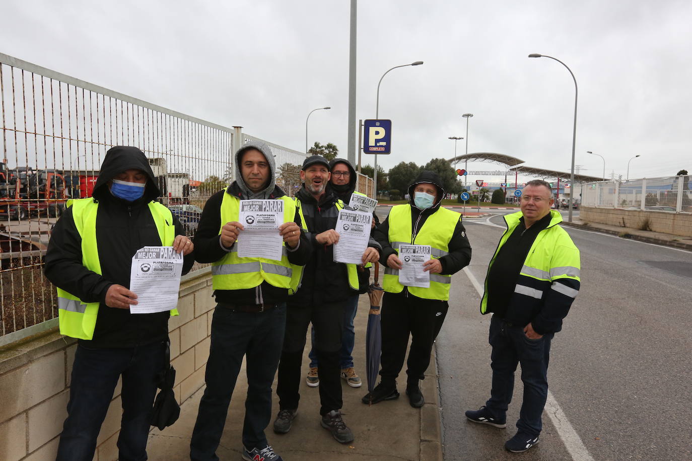 Fotos: Huelga de transportistas en Valencia